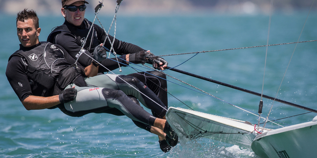 Blair Tuke and Peter Burling won gold to give them back to back first placings.