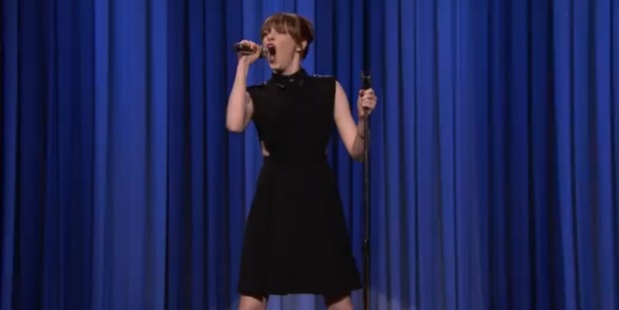 Emma Stone clearly won her lip sync battle with Jimmy Fallon.