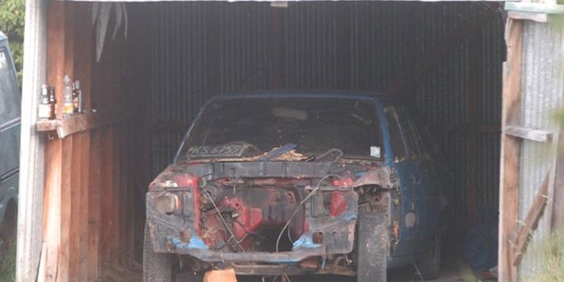 The car that escaped the crusher. Photo / ODT