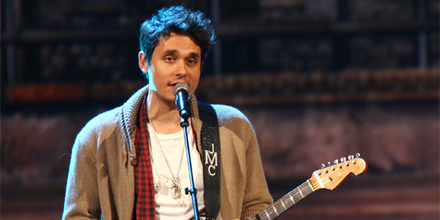 John Mayer, who kept his Vector Arena audience happy with a setlist which
included old favourites and new material. Photo / AP