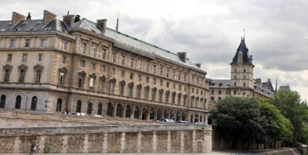 File photo along the Seine river in Paris, shows the 36 Quai des Orfevres where the Paris criminal investigation department headquarters are located. Photo / AFP