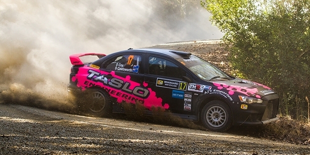 Rotorua's Sloan Cox will race his Taslo Engineering Mitsubishi Evo X in Otago this weekend. Photo/Ben Hughes