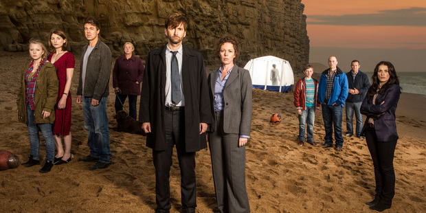 David Tennant and Olivia Coleman have a dysfunctional relationship in Broadchurch.