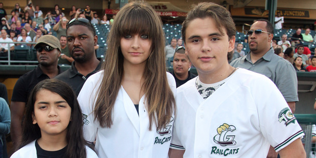 Blanket, Paris and Prince Jackson. Photo / Getty Images