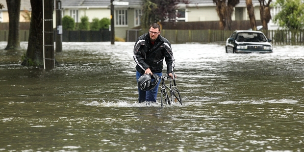 Subsiding land has exposed Christchurch to greater flood risk, but the same fate awaits many other areas. Photo / Getty Images