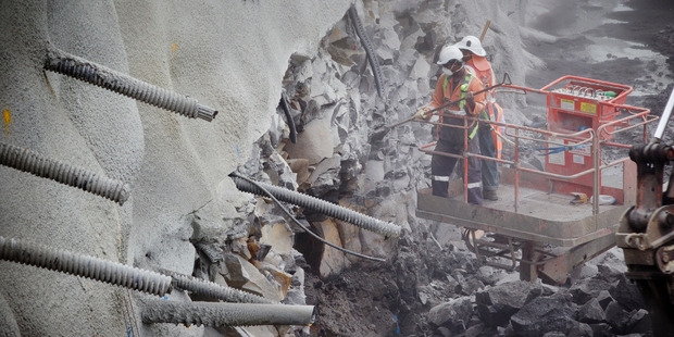 The average hourly wage in the construction sector rose 5.4 per cent over the year to March. Photo / Greg Bowker