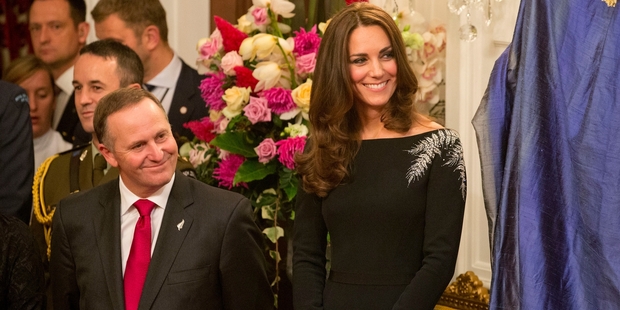 The Duchess of Cambridge's visit was part of John Key's pre-election plan to starve the Opposition of media attention. Photo / Mark Mitchell