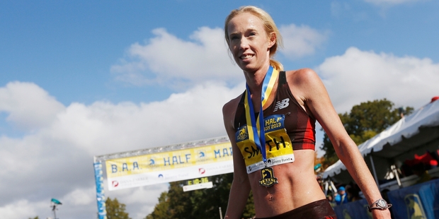 Kim Smith will run the marathon at the Glasgow Games. Photo / AP