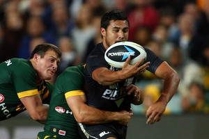 Peta Hiku and the Kiwis couldn't hold on to beat Australia. Photo / Getty Images