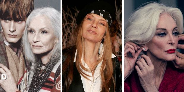 Daphne Selfe, Veruschka von Lehndorff and Carmen Dell'Orefice are older models who have been used in fashion campaigns. Photo / Supplied, Thinkstock