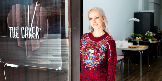 Jordan Rondel aka The Caker has opened up shop on K Rd. Picture / Babiche Martens.
