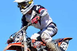 Rangiora's Dylan Walsh (KTM 125) dominated the 15-16 years 125cc class and is leaving the junior contest to go senior fulltime.
