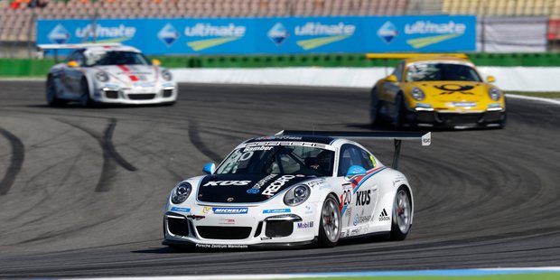 Earl Bamber has his sights set on the Porsche Supercup. Picture / Porsche Orewa's