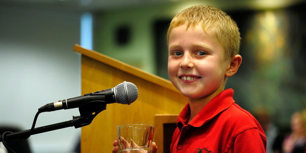 Eight-year-old CJ Greenway.