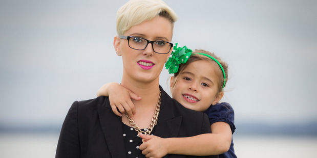 Emma Crowley, breast cancer survivor, with her daughter Caroline Crowley. Photo / Herald on Sunday / Michael Craig