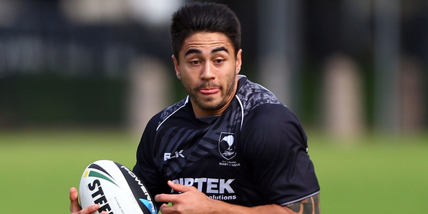 Shaun Johnson in action. Photo / Renee McKay/Getty Images)