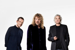 Robert Plant (centre) says he won't be repeating his Led Zeppelin reunion with John Paul Jones (left) and Jimmy Page (right).