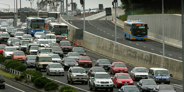 The geographic layout of Auckland means commuting times to the CBD are long. Photo / Brett Phibbs