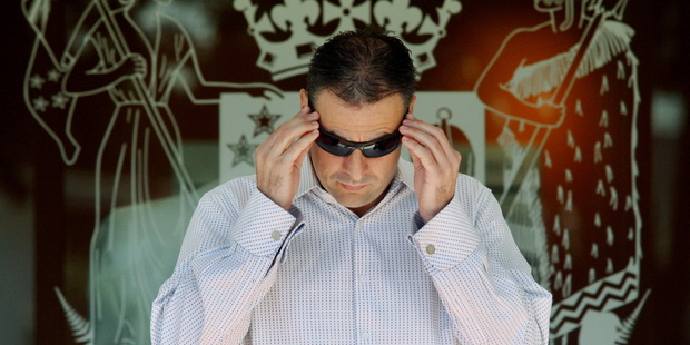 Former Flaxmere community constable Adam Dunnett in Napier court on sex charges. Photo / Warren Buckland