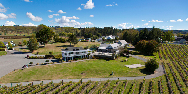 Taupo's Huka Falls 3.8ha resort complex is on the market along with a winery, vineyards and restaurant.