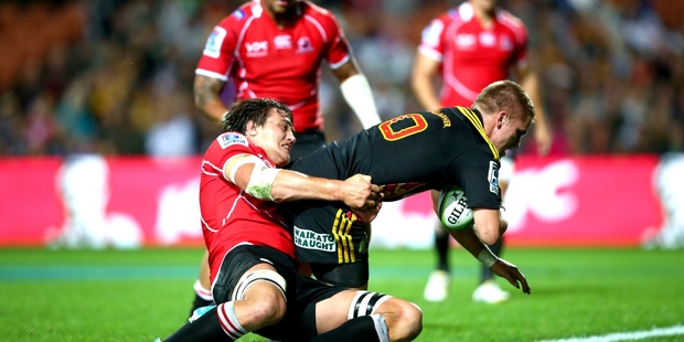 Gareth Anscombe played well for the Chiefs but their campaign could implode. Photo / Getty Images