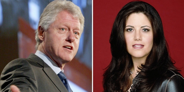 Bill Clinton remains popular despite the affair with his former aide. Photo / AP