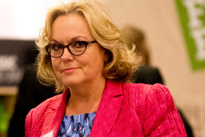 Justice Minister Judith Collins during the party conference at the weekend. Photo / Dean Purcell