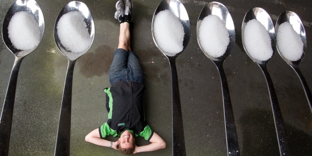 WHITE POISON: Michael Mansell has given up sugar, lost 25kg and gained his health back as a result. PHOTO/STEPHEN PARKER 090514SP4
