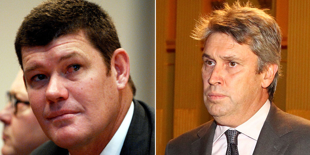 James Packer, left, and David Gyngell. Photo / File / Thinkstock