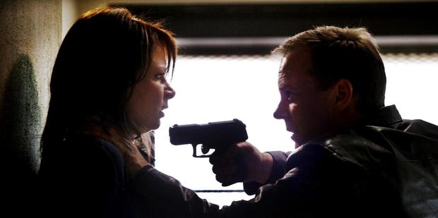 A scene from 24: Live Another Day.