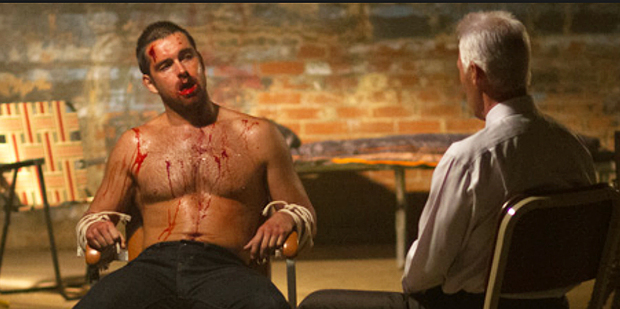 Anthony Starr as Lucas Hood in a scene from Cinemax's Banshee.