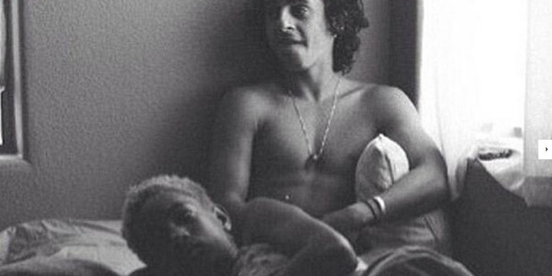 This black and white image, posted by Miley Cyrus' former co-star Moises Arias, and featuring Willow Smith, quickly went viral after it was posted on Instagram.