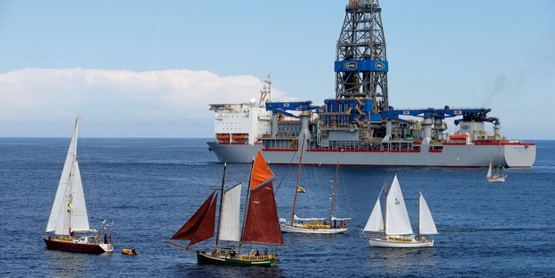 Greenpeace says it is likely to target the drill ship, the Noble Bob Douglas, again.