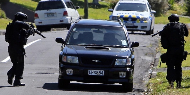 The getaway vehicle was found in Raumanga. Photo/John Stone