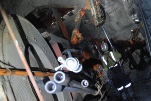 Newmont has drilled 70m into the Correnso mine in Waihi, which has raised concerns about blasting work under some residents' homes. Photo / Correnso