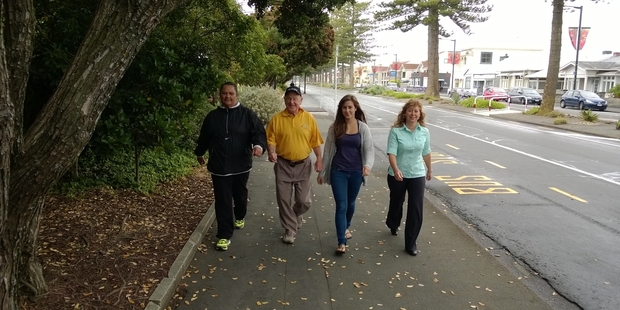 Pat Magill has signed up fellow locals Michelle Ratima (left), Jerri Magill and Jo Magill (right) to walk the northern-most section of Te Araroa trail next week. Photo/Supplied