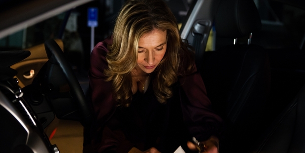 Tandi Wright as Catherine in Nothing Trivial ... fans don't know if she's alive or dead after a van hit her.