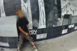 YouTube footage of a 9 year old boy who had been given alcohol at a skate park.