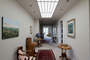 The view of the hallway. Photo / Brett Phibbs