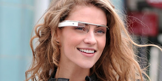 Google Glass projects a virtual computer screen into the field of vision of the wearer.