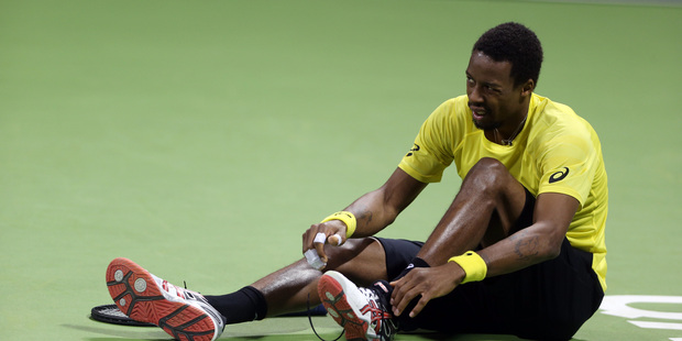 France's Gael Monfils has pulled out of the Heineken Open. Photo / AP.