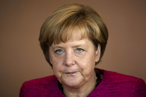 German Chancellor Angela Merkel suffered a pelvis injury in a skiiing accident. Photo / AP file