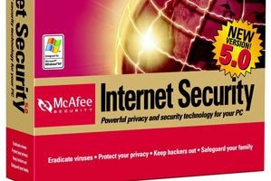 McAfee security software.