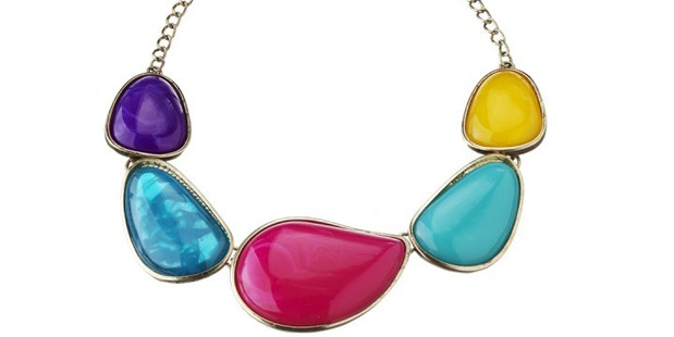 Organic stone necklace $19.99 from Diva