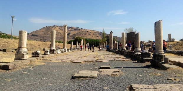 The Sacred Way, Via Tecta, at the Asklepion. Photo / Justine Tyerman