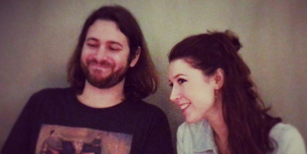 Arnaud Sabard and Hayley Westenra pictured celebrating Arnaud's birthday in Singapore last March.
