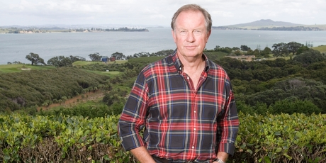 Winery owner John Hawkesby is ready for a David and Goliath battle over the proposed marina.