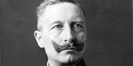 Former German emperor Kaiser Wilhelm II.