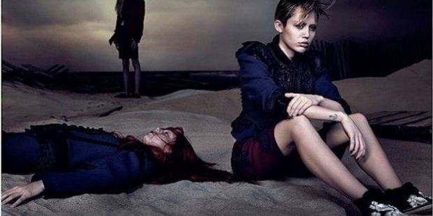 Miley Cyrus in the new Marc Jacobs campaign.
Photo / Marc Jacobs