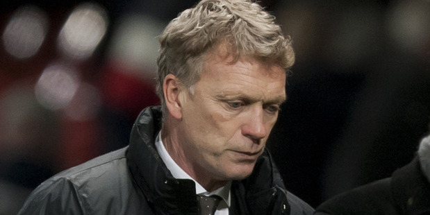 Manchester United coach David Moyes. Photo / AP
